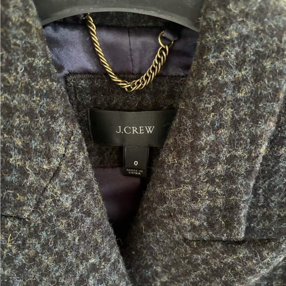 Gorgeous J Crew double breasted houndstooth coat size 0 - Picture 3 of 9